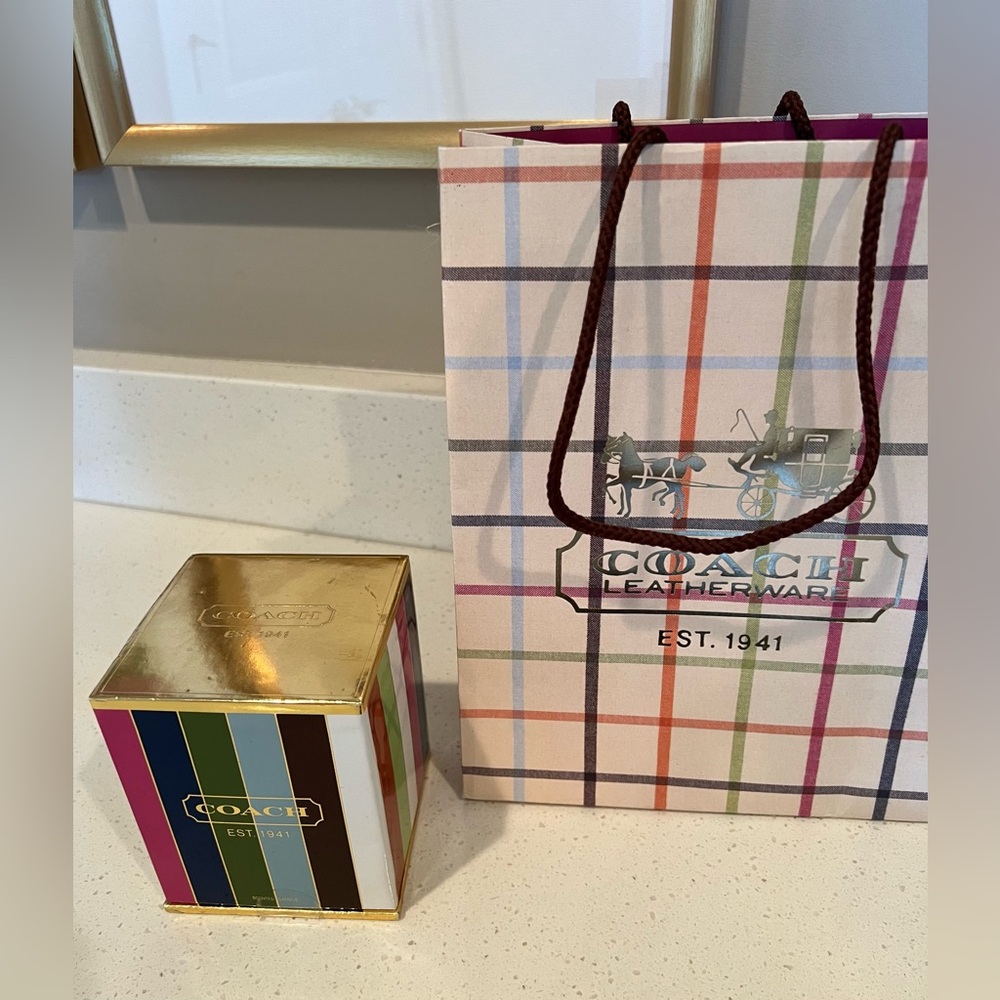 Coach candle- new in box, never opened